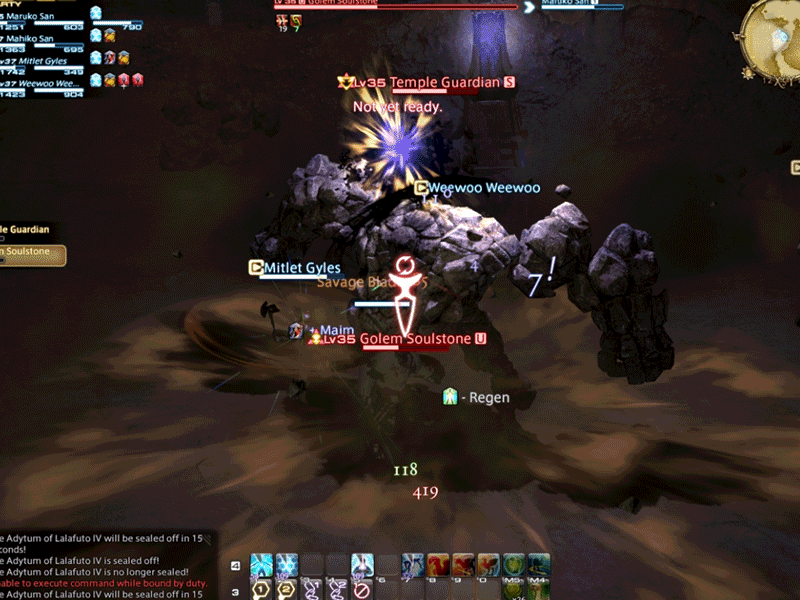 FFXIV-ARR-The-Sunken-Temple-of-Qarn-temple-guardian