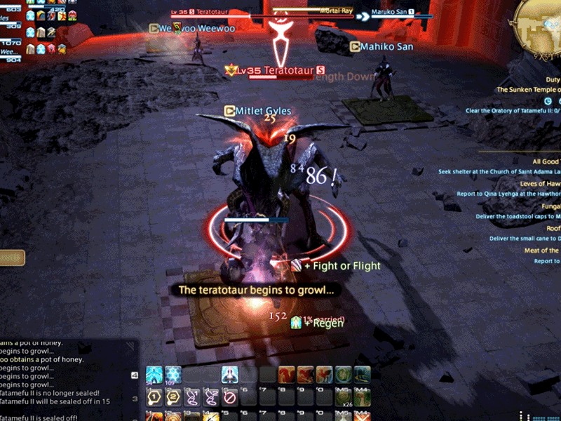 FFXIV-ARR-The-Sunken-Temple-of-Qarn-teratotaur-doom